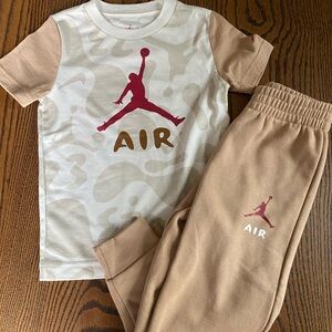 Air Jordan T-Shirt and Joggers Set